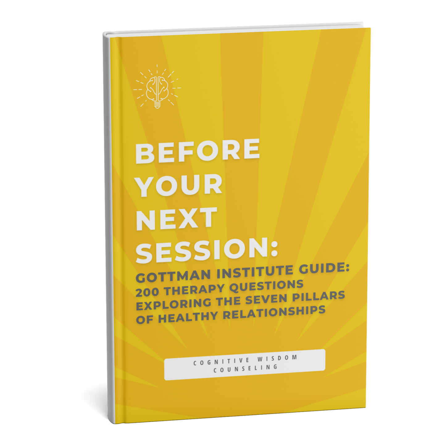 gottman institute couples therapy session question guide (volume 1) - digital therapy resource by before your next session