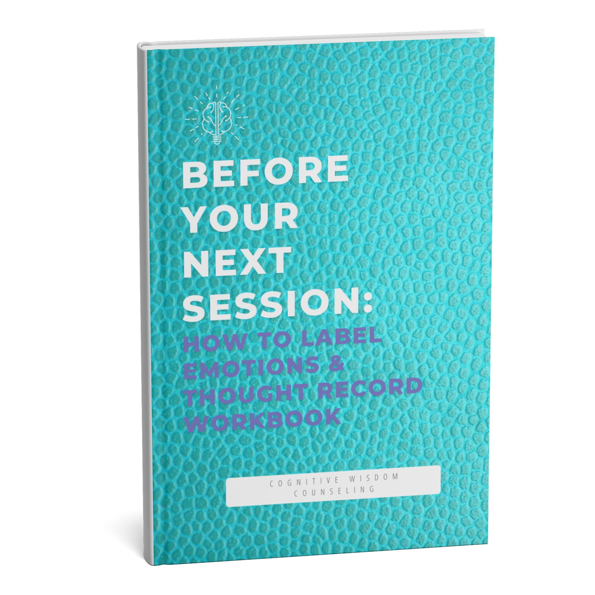 CBT Thought Record and Labeling Emotions Mental Health Workbook - Digital therapy resource by Before Your Next Session